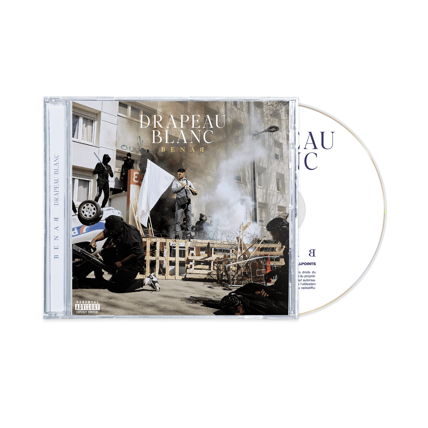 BENAB - DRAPEAU BLANC (VERSION TRÊVE) CD - Version Trêve - 9,99